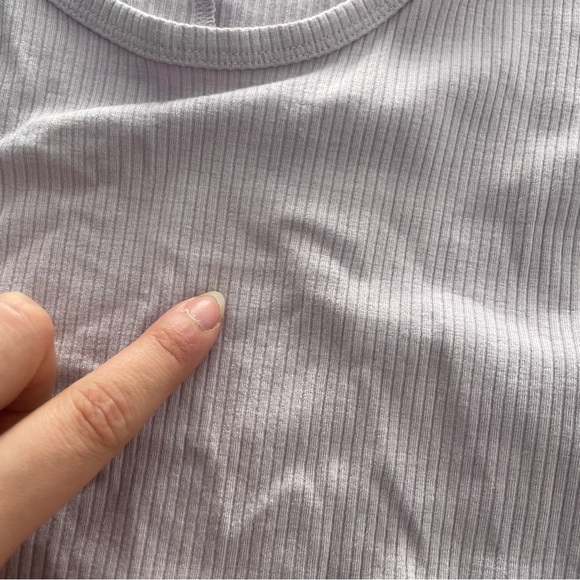 ๐ Garage Lavender Tie-Back Crop Top โ Womenโs Size Medium ๐ - Picture 10 of 10